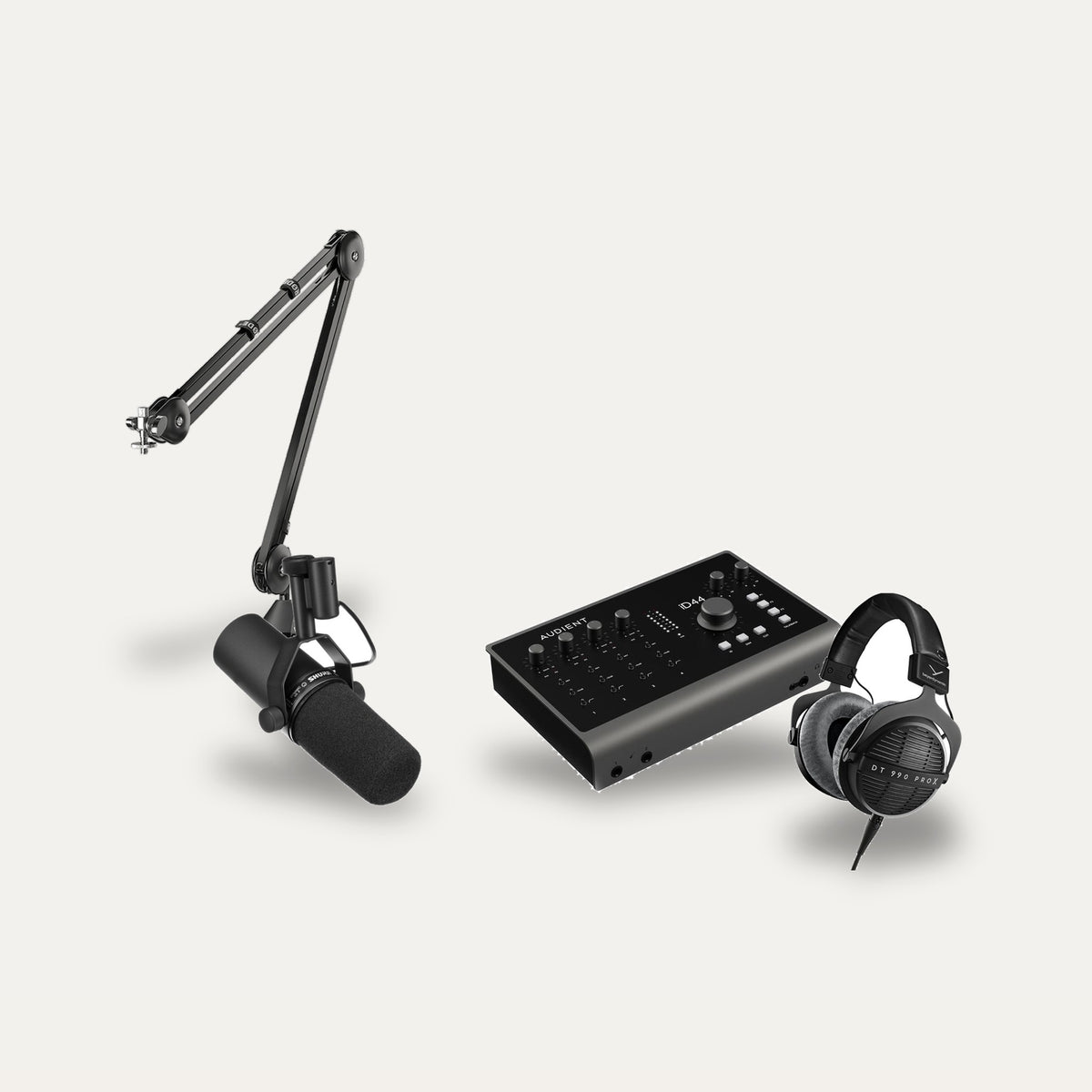 Audient iD44 MK2 + Shure SM7B + Beyerdynamic DT 990 Pro X Studio Set
