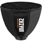 Zhiyun Molus X60 RGB Pro LED light with adjustable color and brightness settings for professional photography and videography.