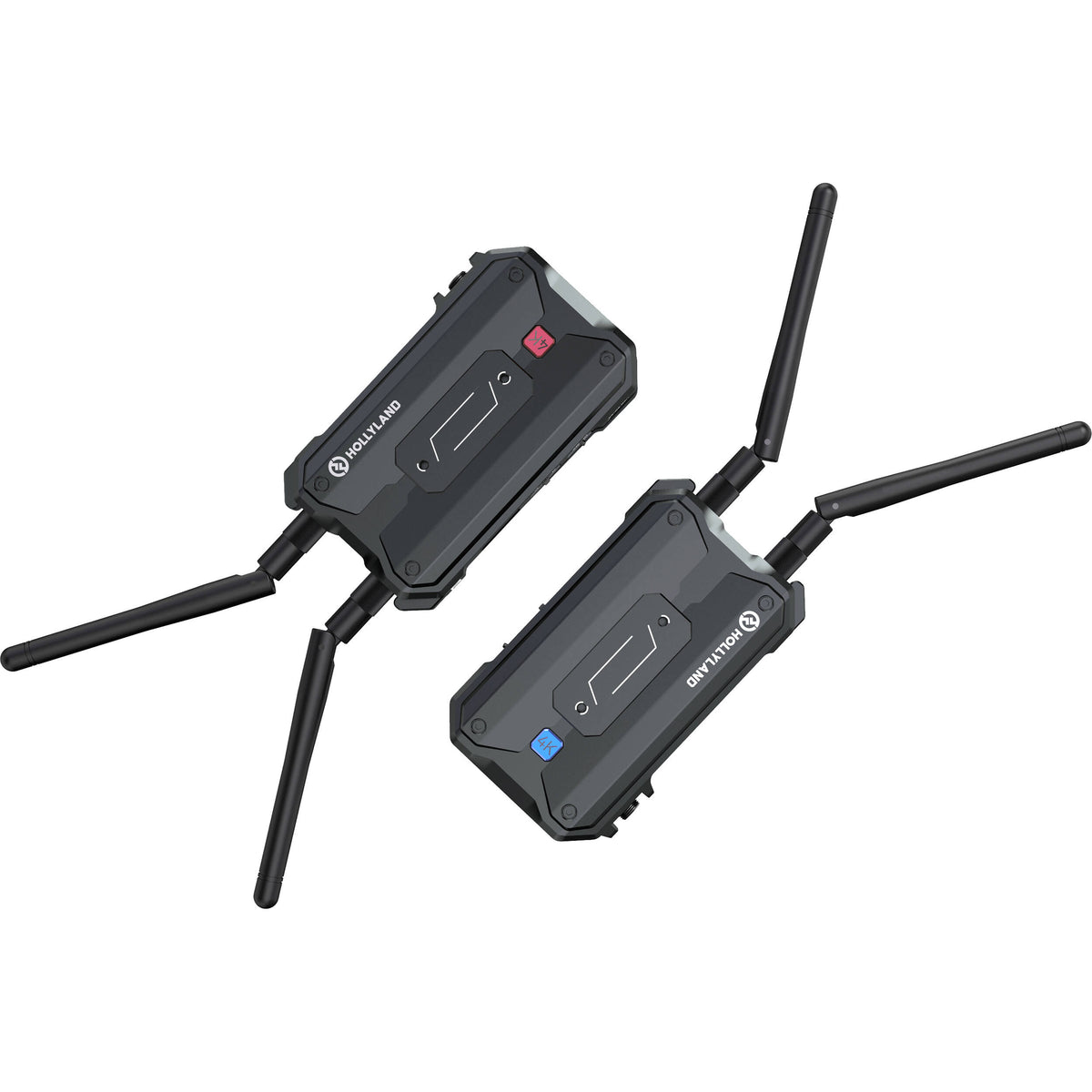 Hollyland Pyro H wireless video transmission system with compact transmitter and receiver for professional video production.