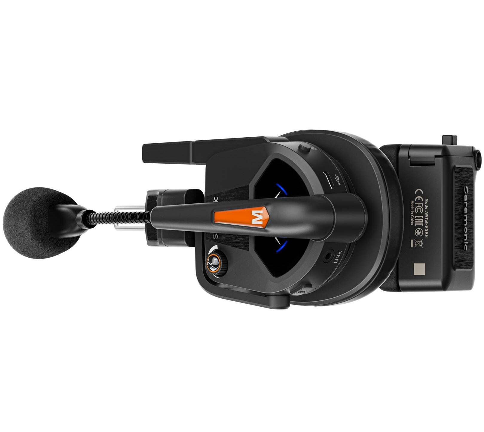 Saramonic WiTalk9 WT5S 5-person wireless video equipment set with microphones and receivers for professional audio recording.