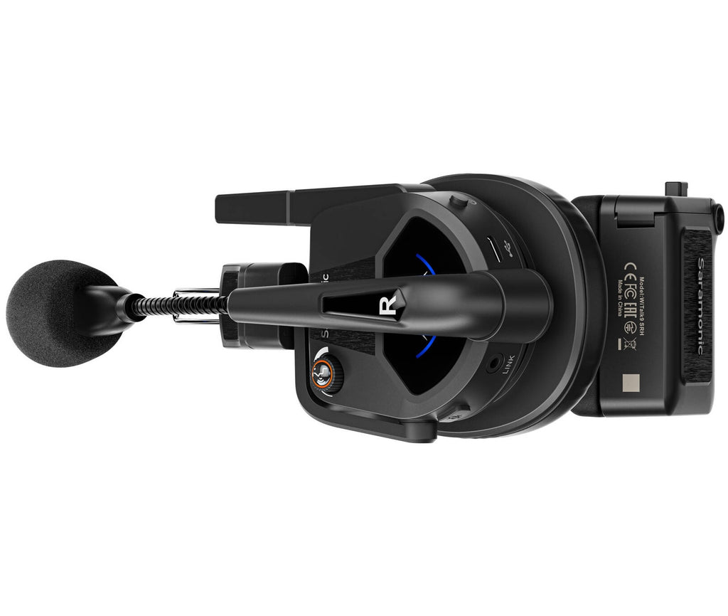 Saramonic WiTalk9 WT8S 8-person video equipment set with wireless microphones and receivers for professional audio recording.