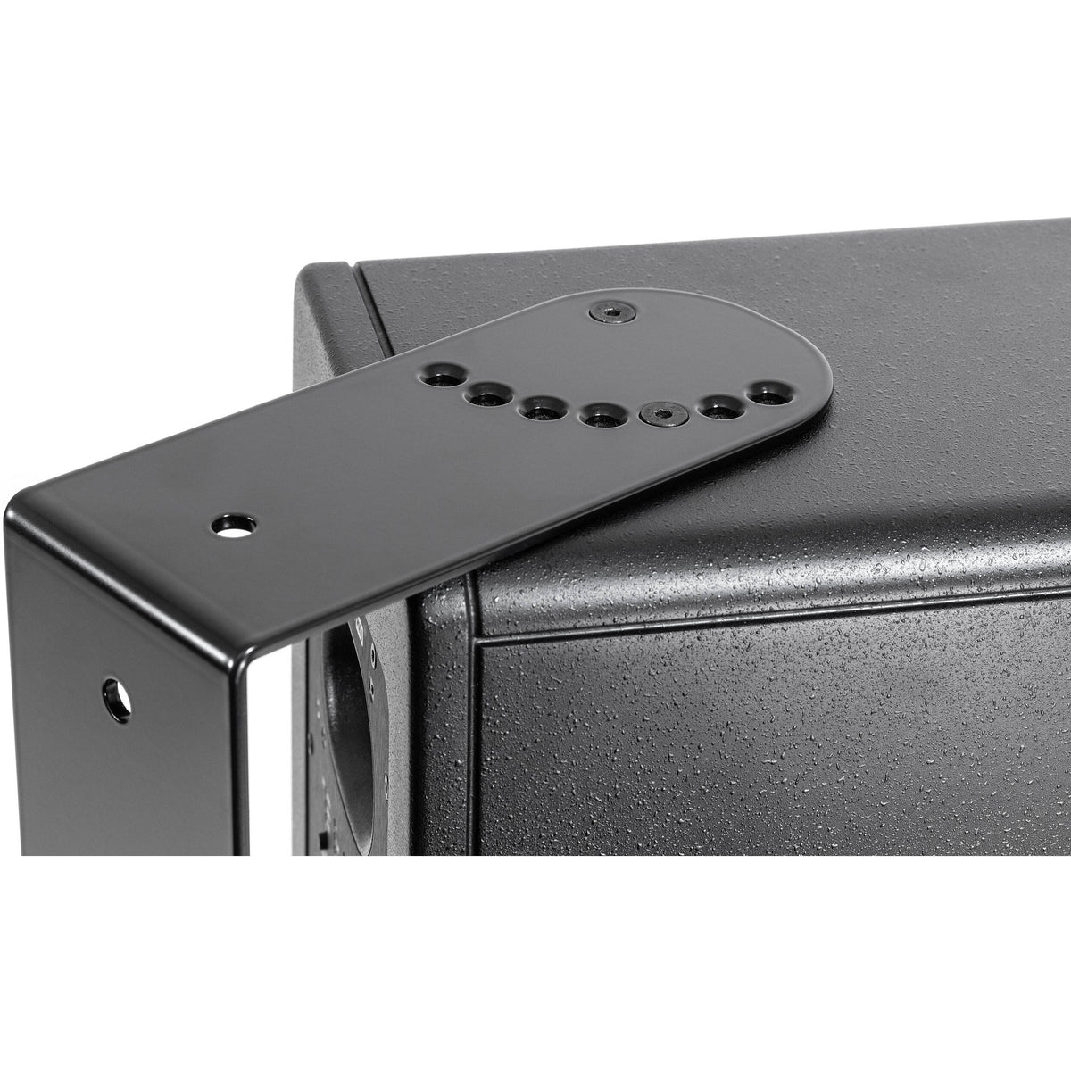 IK Multimedia iLoud Precision MTM MK2 studio monitor stands with mounting brackets for secure speaker placement.