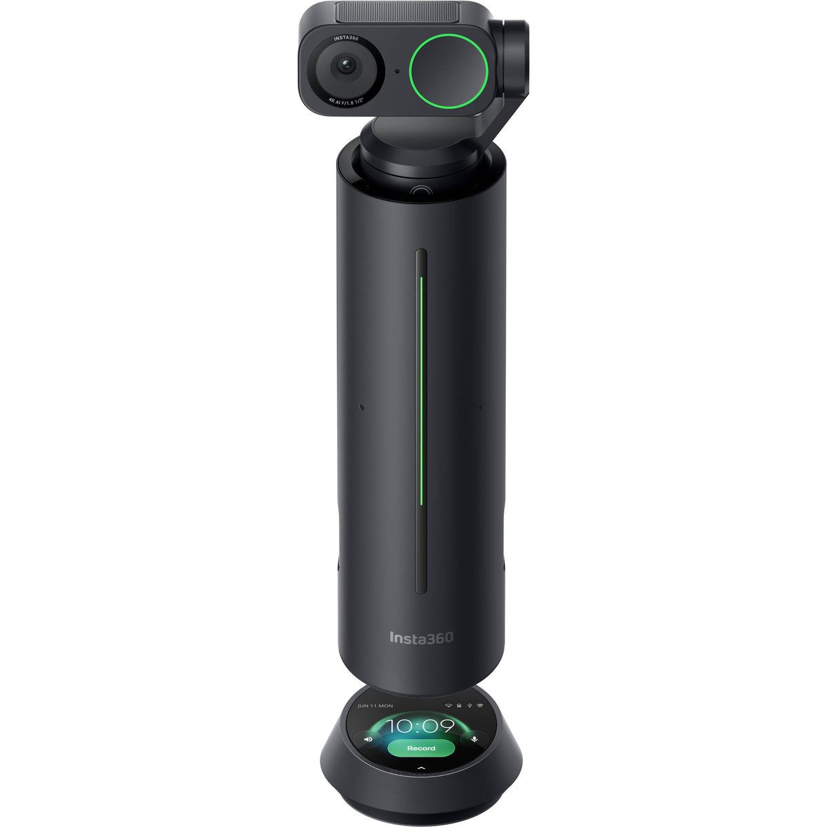 Insta360 Wave video conferencing camera with sleek design and adjustable lens, ideal for virtual meetings and remote communication.