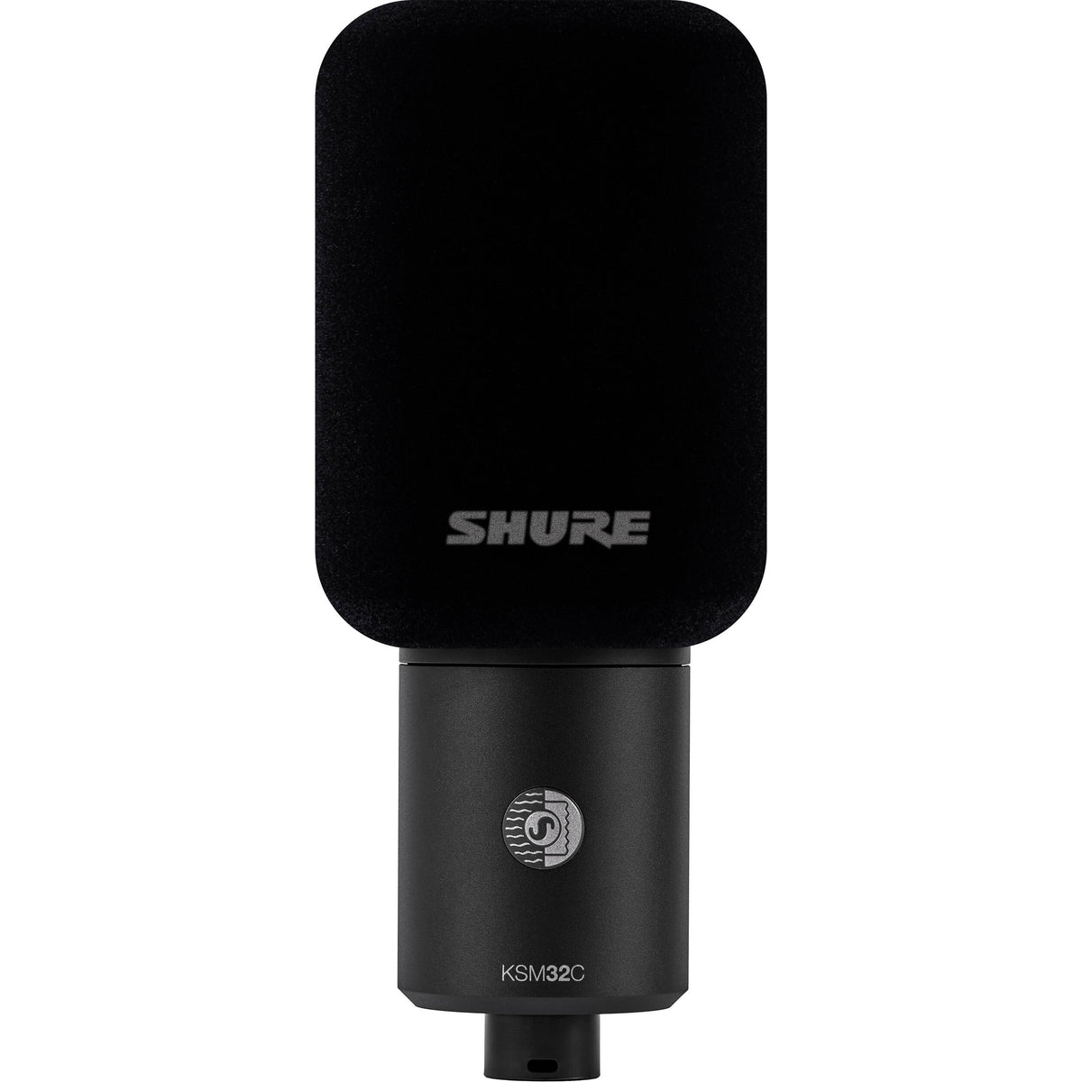 Shure KSM32C/SM condenser microphone studio kit, professional audio recording microphone with sleek design and sturdy build