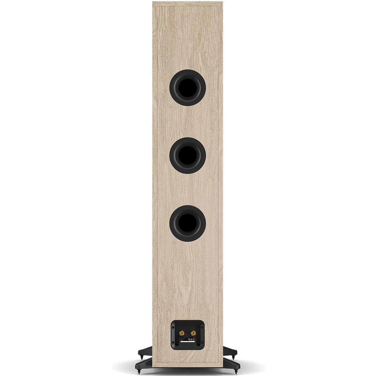DALI Sonik 9 passive floorstanding speakers with sleek black cabinets and multiple drivers, designed for high-quality home audio.