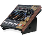 Analog Cases XTS Stand XL for keyboards, sturdy metal frame with adjustable height and black finish, supporting large keyboard setups.