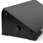 Analog Cases XTS large desktop keyboard stand with tray, featuring angled design for ergonomic typing and workspace organization.
