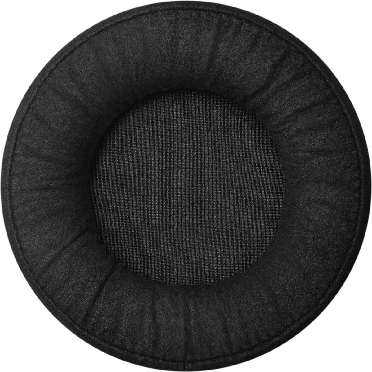 AIAIAI E08 Alcantara headphone earpads showing soft, black Alcantara material designed for comfortable fit on headphones.