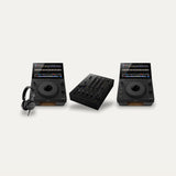 2 x AlphaTheta CDJ-1500X + DJM-V5 Club Booth Set
