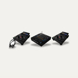2 x AlphaTheta CDJ-3000X + Pioneer DJM-A9 Club Booth Set