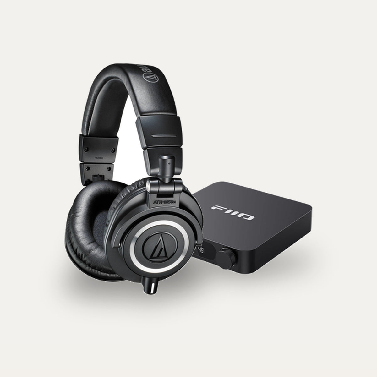 Audio-Technica ATH-M50x + FiiO K11 Headphone Set – DAC Colour Black