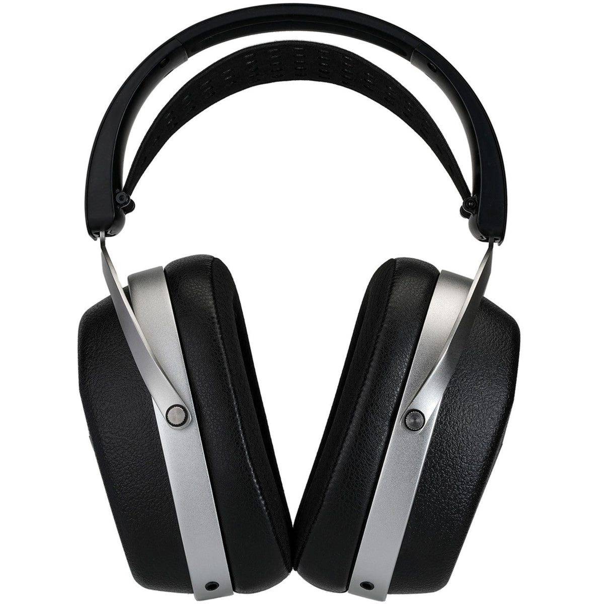 HiFiMAN Audivina LE wired headphones with sleek black design and over-ear cushions for premium listening comfort.