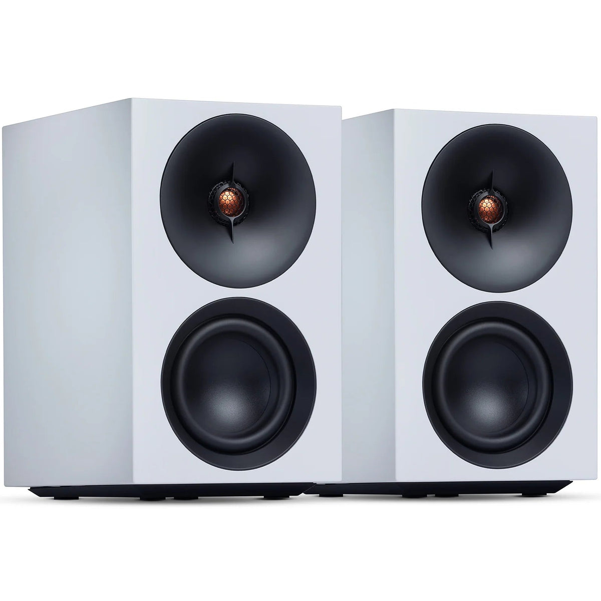Cambridge Audio L/R S active bookshelf speakers, white