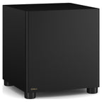 Dali Basik Sub compact active subwoofer in Solid Black, three-quarter view