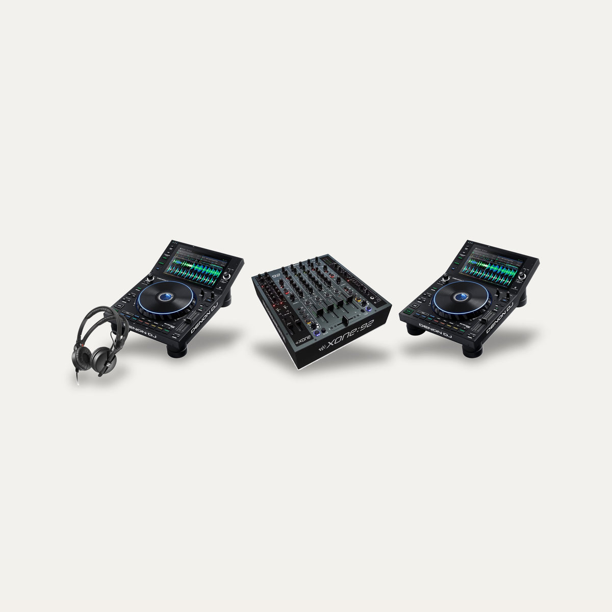 2 x Denon DJ SC6000 Prime + Allen & Heath Xone:92 MK2 Booth Set