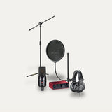 Focusrite Scarlett Solo 4th Gen + sE Electronics X1 S + ATH-M30x Singer-Songwriter Set