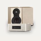 Marantz MCR 60n + Dali Sonik 1 Hi-Fi System – Marantz Finish Marantz Champagne, Speaker Finish Natural Oak