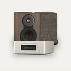 Marantz MCR 60n + Dali Sonik 1 Hi-Fi System – Marantz Finish Marantz Champagne, Speaker Finish Walnut