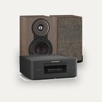 Marantz MCR 60n + Dali Sonik 1 Hi-Fi System – Marantz Finish Matte Black, Speaker Finish Walnut