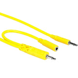 Hosa CMM-545Y Hopscotch Patch Cables 0.45m (5 pcs.)