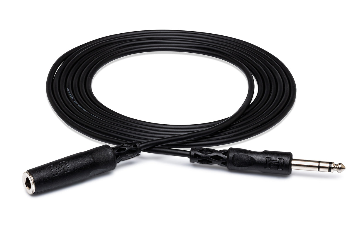 Hosa HPE-310 6.3 mm TRS Cable (3 m) TRS cable, full length view