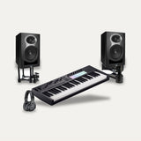 Novation Launchkey 49 MK4 + Kali Audio LP-6 V2 + IsoAcoustics ISO-155 Producer Desk Set