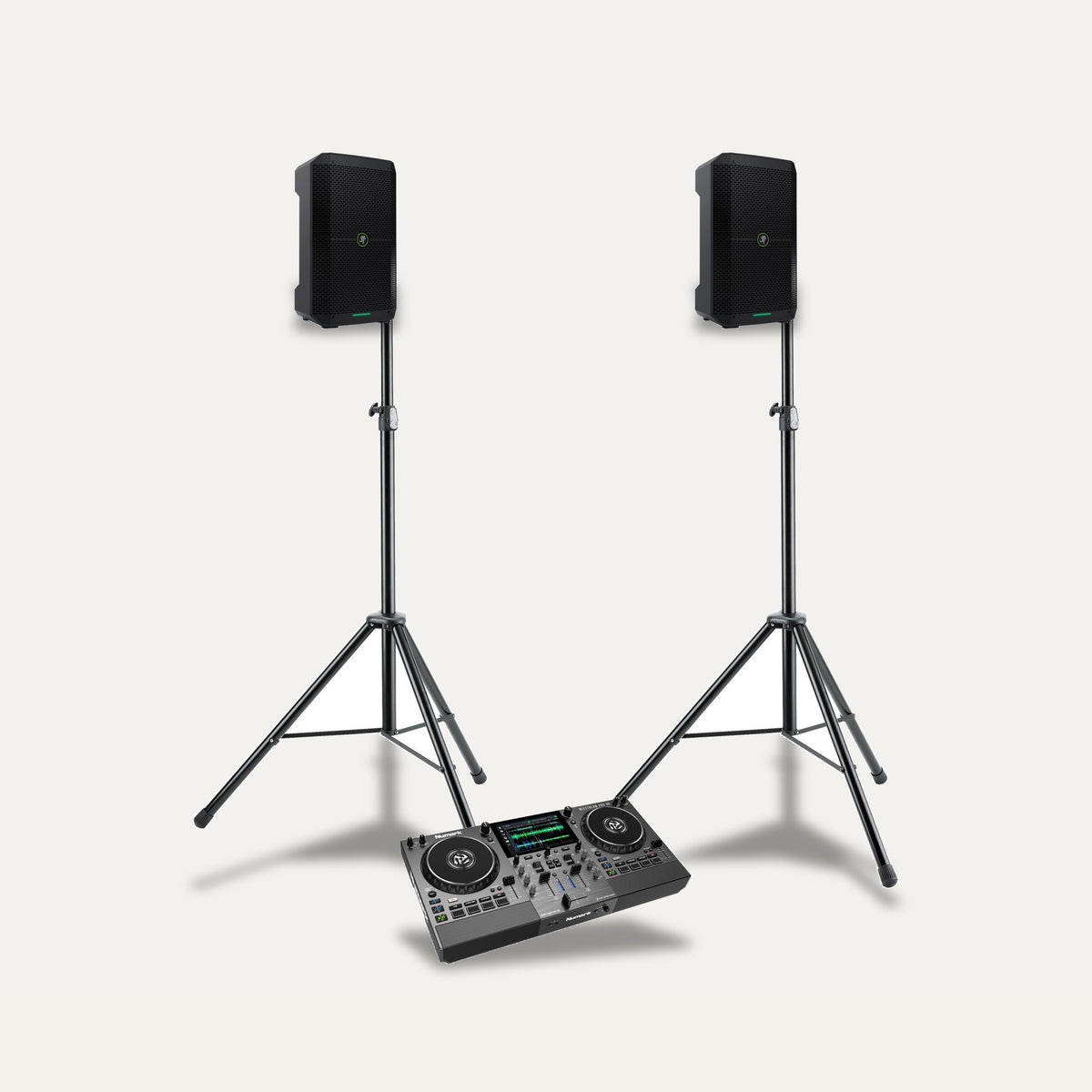 Numark Mixstream Pro Go + 2 x Mackie Thump GO Battery DJ Set