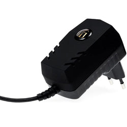 SilentPower iPower2 power supply unit, compact and sturdy design with multiple ports for reliable electronic device power.