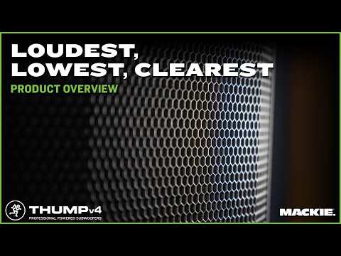 Mackie Thump12v4 - Mackie Thumpv4 introduction video