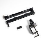 Rode LPA1 in the box: studio arm, desk clamp and thread adaptors