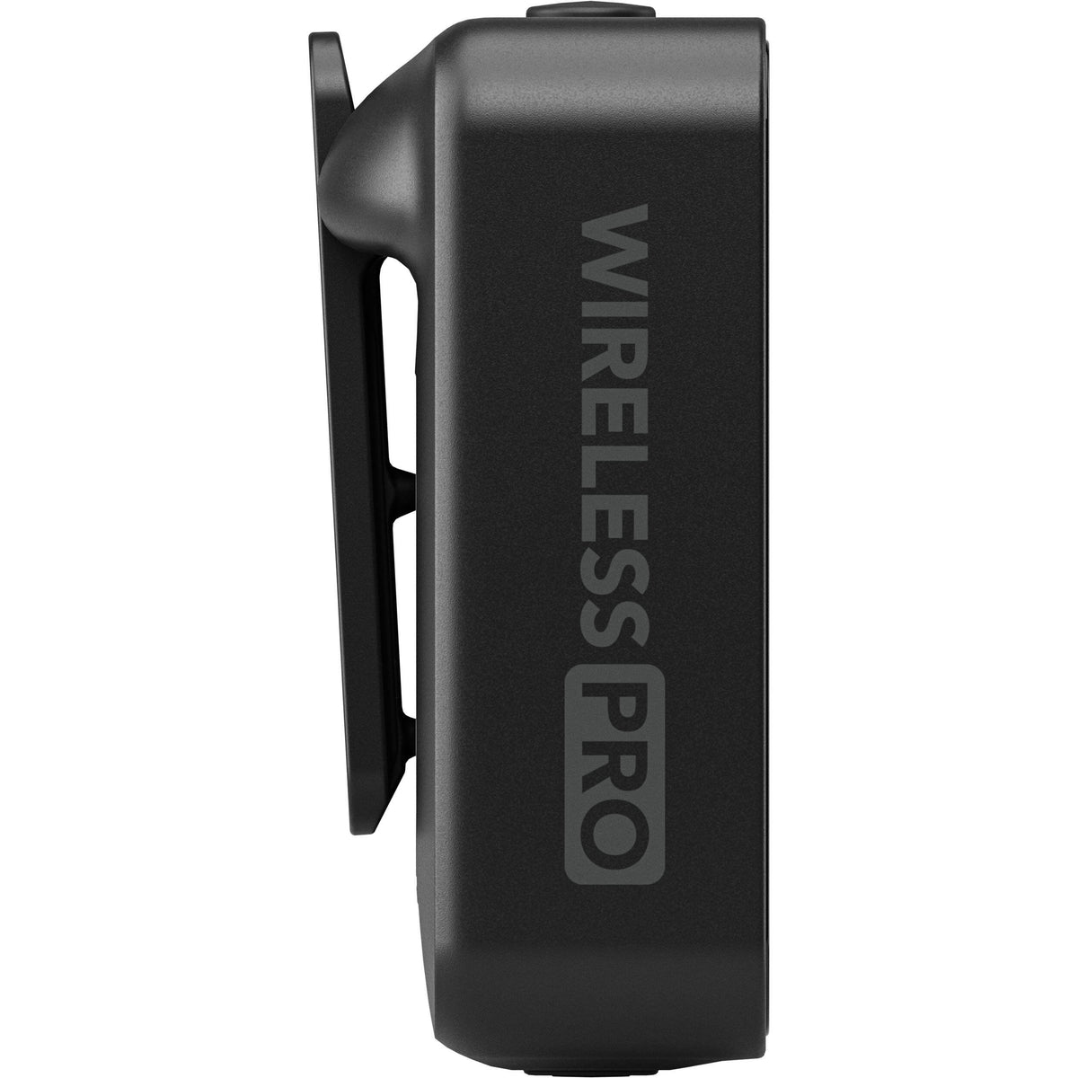 Rode Wireless PRO wireless microphone system, transmitter angle view