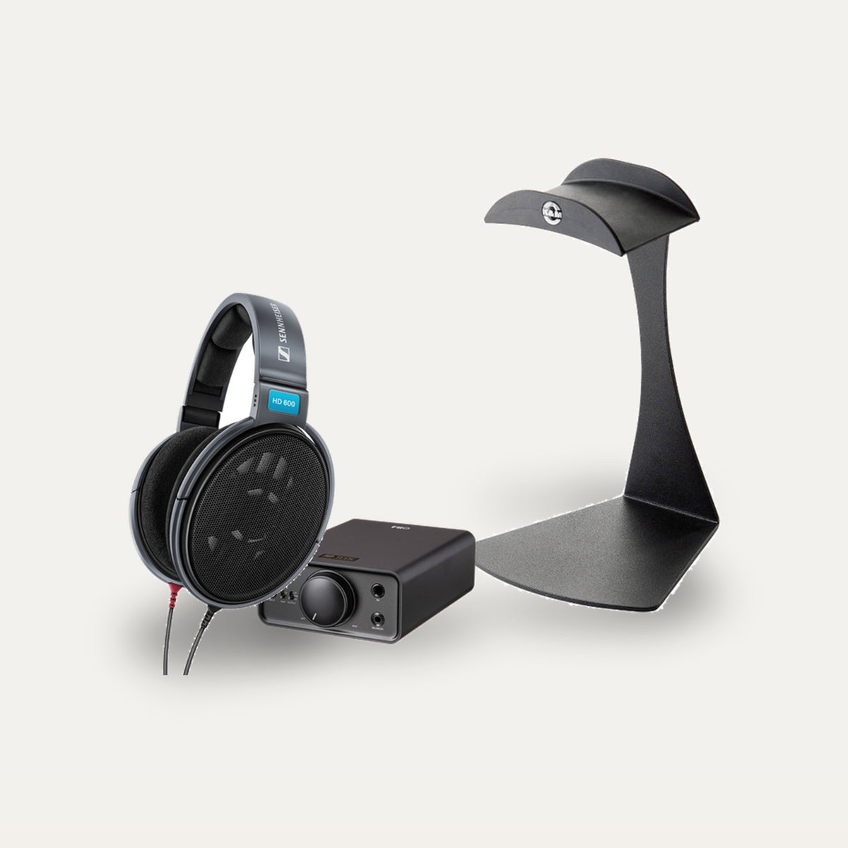 Sennheiser HD 600 + FiiO K7 + K&M Headphone Stand Set
