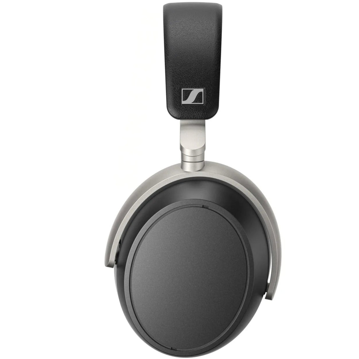 Sennheiser HDB 630 wireless headphones, in black, side view