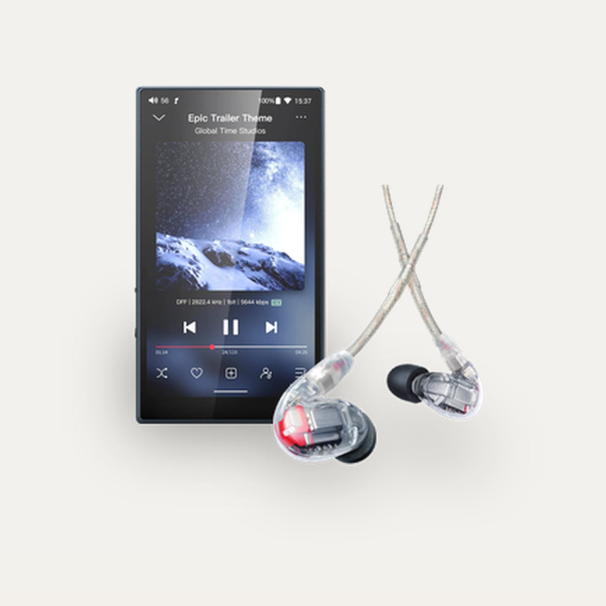 Shure SE846 Gen 2 + FiiO M21 Portable Set – Player Colour Blue